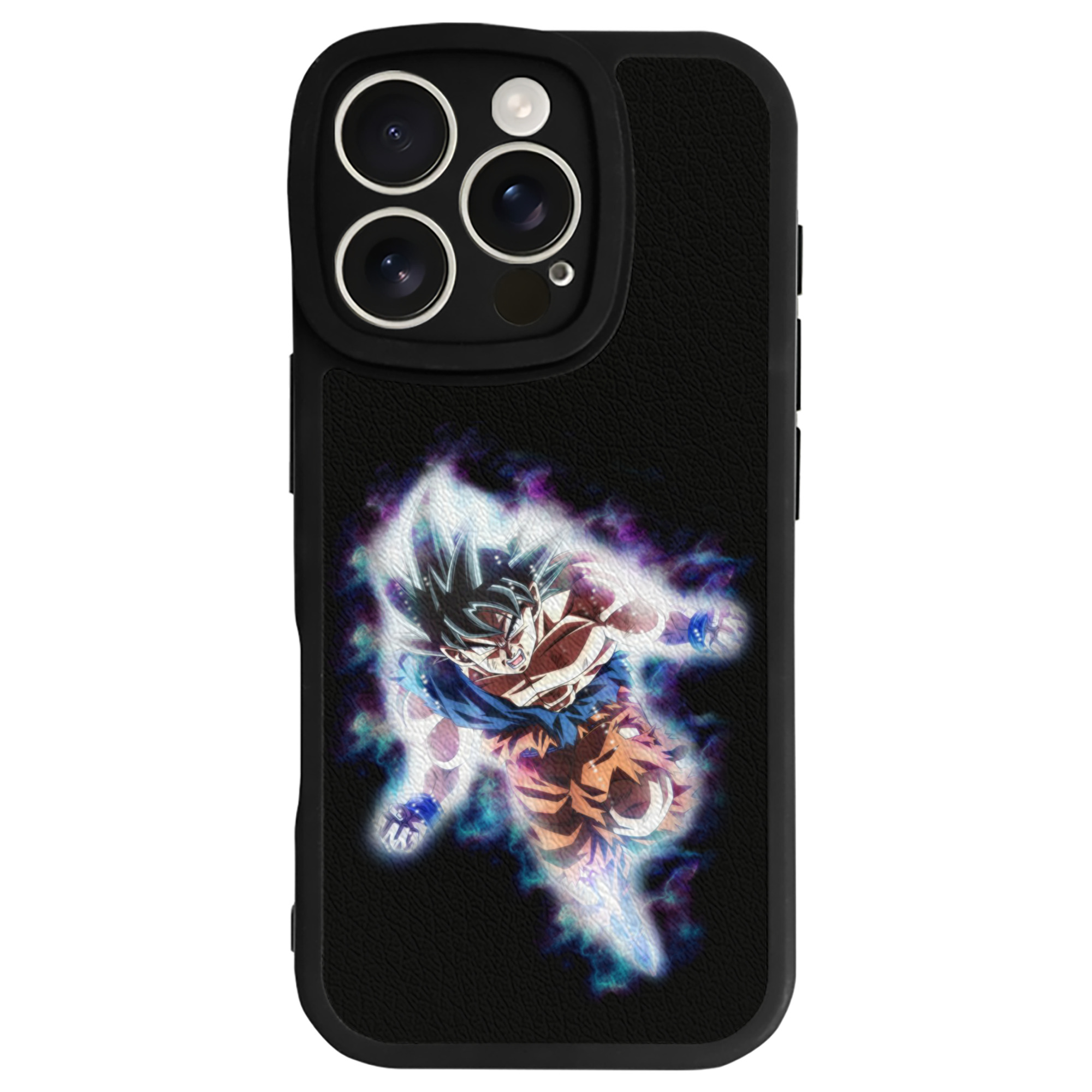 （画像用） ドラゴンボール 孫悟空（そん ごくう）Son Goku カカロット DRAGON BALL Kakarotto 【iPhone 16シリーズ対応】シリコンスマホケース（レザー調） 材質：シリコン